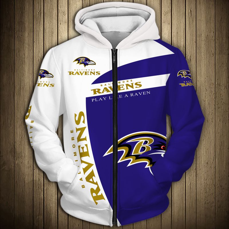 ravens zip hoodie