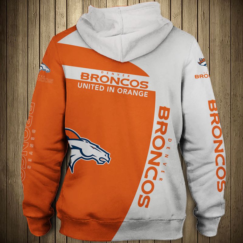 orange denver broncos sweatshirt