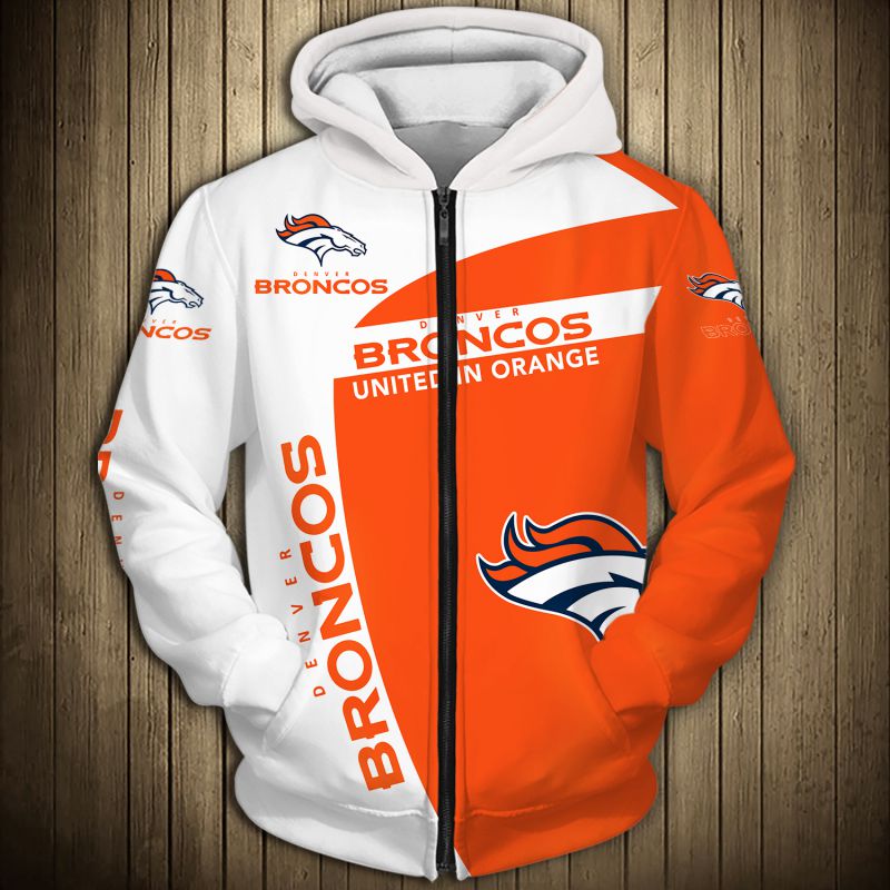 orange denver broncos sweatshirt