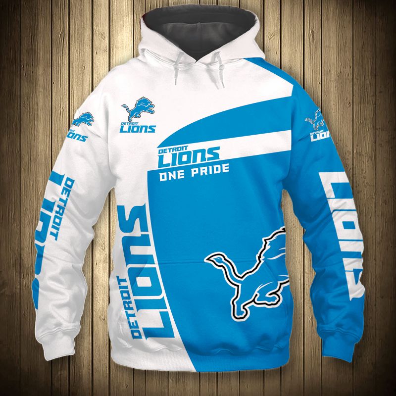 detroit lions zip up sweatshirt