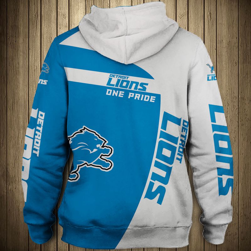 men's majestic detroit lions game elite hoodie