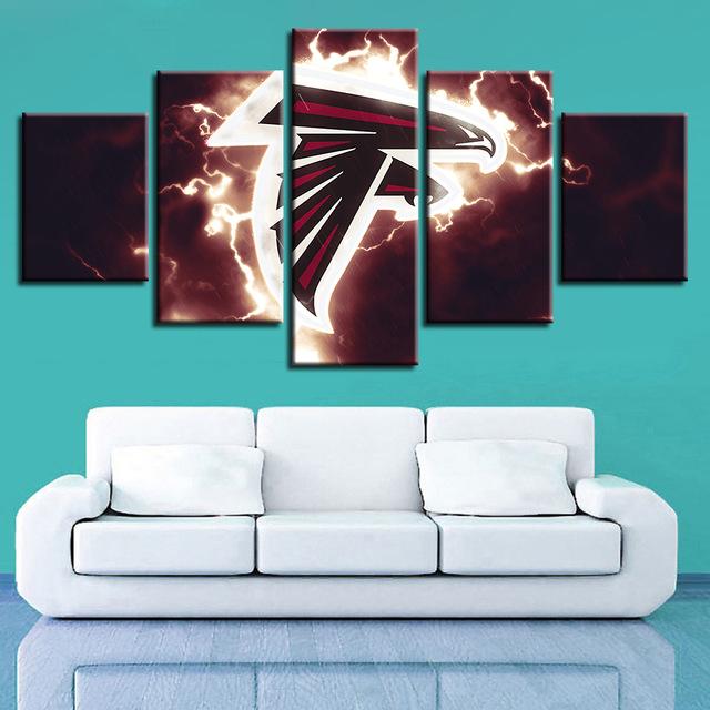 Buy Atlanta Falcons Wall Art Cheap For Living Room Wall Decor 4 Fan Shop