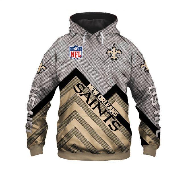 NFL Hoodies 3D Men New Orleans Saints 