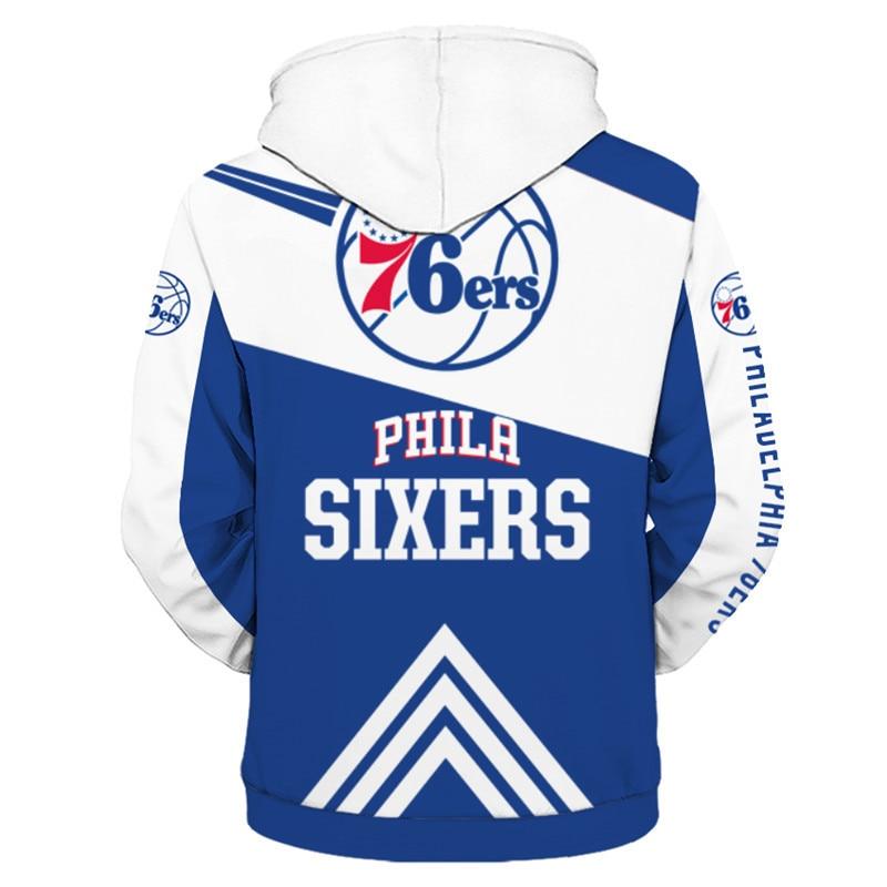 76ers zip up hoodie