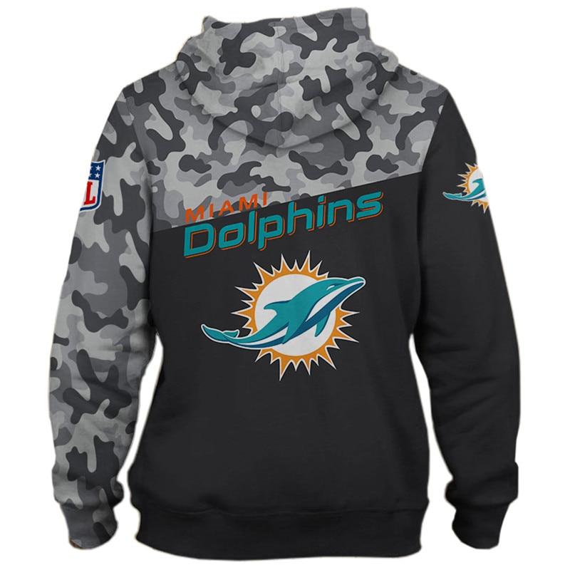 Miami Dolphins Military Hoodies 3D 