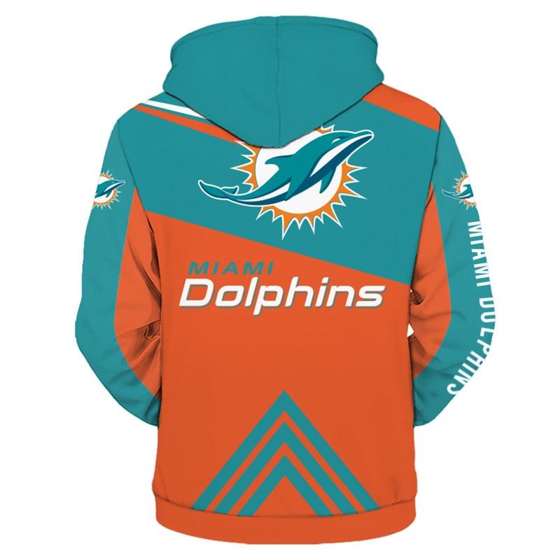 miami dolphins zip up hoodie