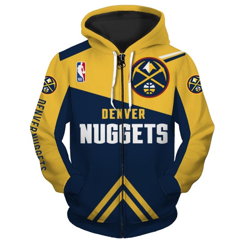 NBA Hoodies Print 3D Denver Nuggets 