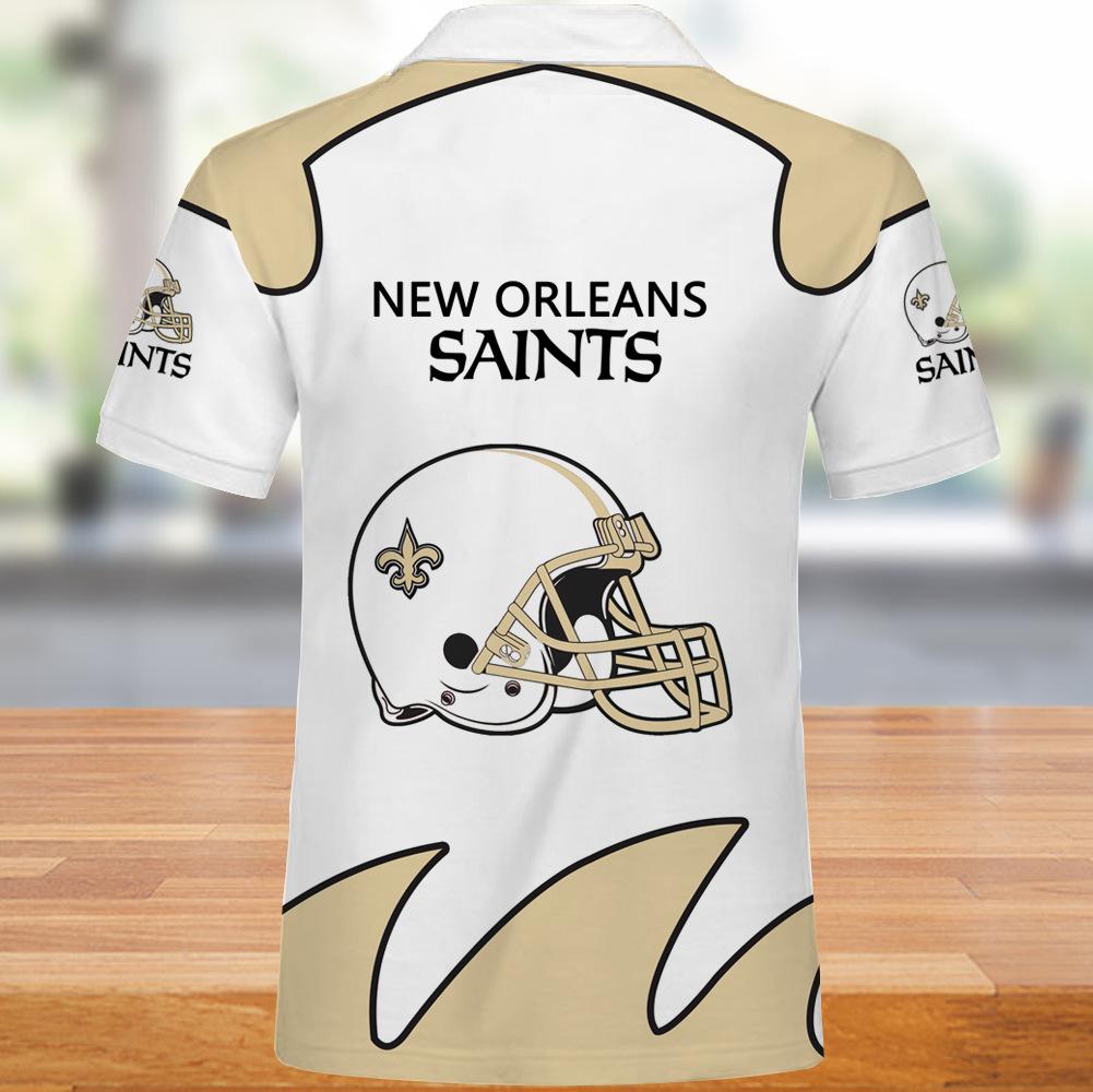 new orleans saints men's polo shirt