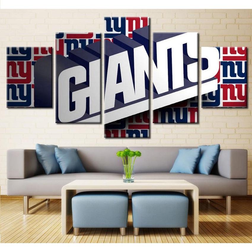 New York Giants Canvas Wall Art Cheap For Living Room Wall Decor 4 Fan Shop