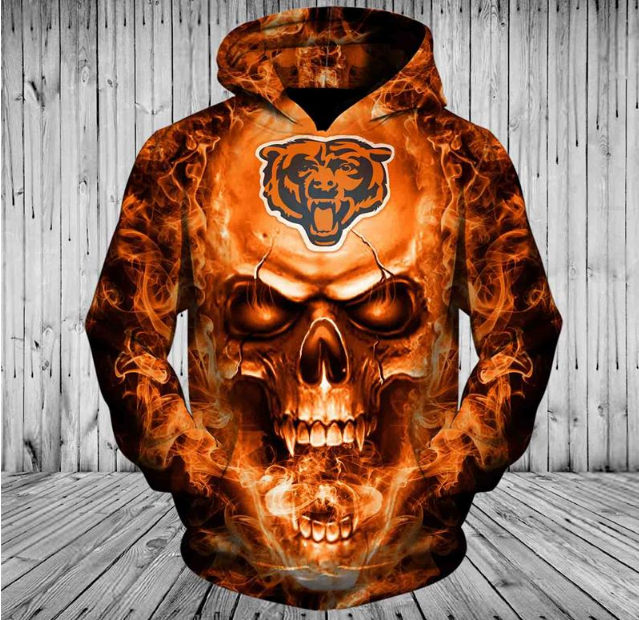 bears zip up hoodie