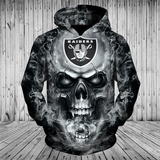 black raiders hoodie