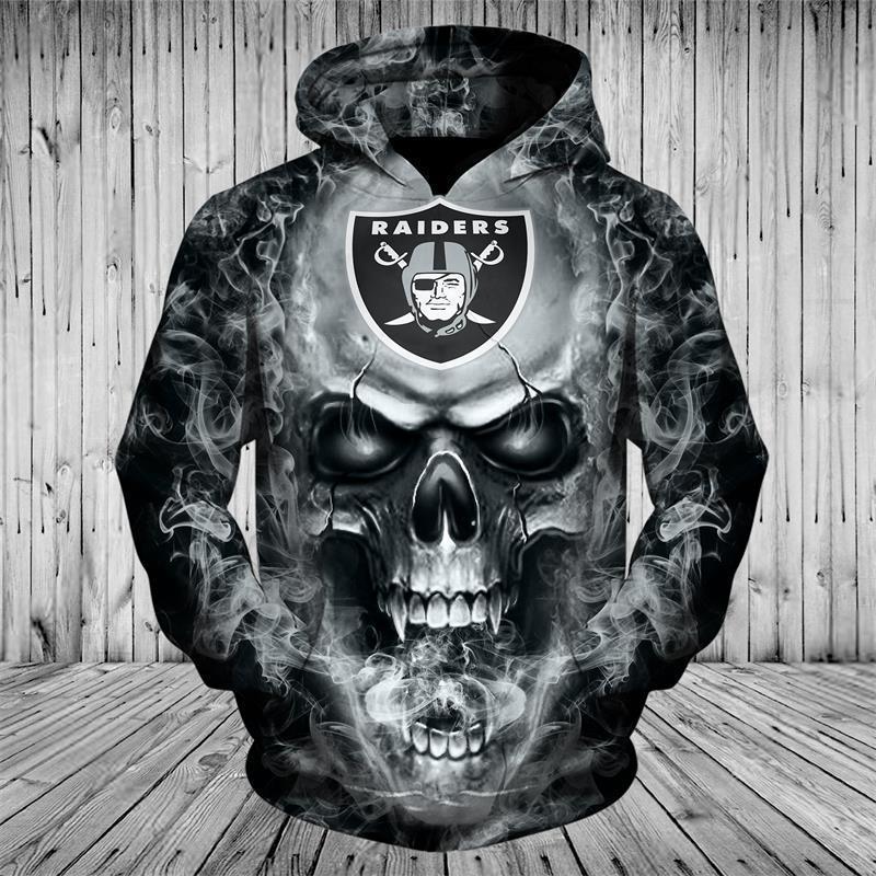 raiders zip up hoodie