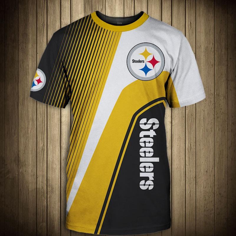 Alle slags overskæg Jo da Lowest Price NFL T shirt 3D Custom Pittsburgh Steelers T shirts Cheap – 4  Fan Shop