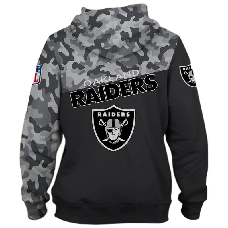 oakland raiders military hoodie