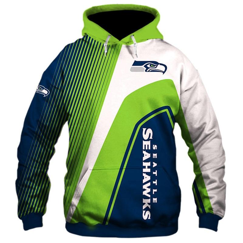 Seattle Seahawks Team Name Lockup Therma Hoodie - Supporters Place