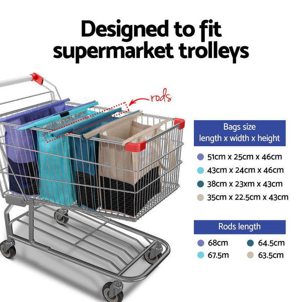 supermarket trolly bags