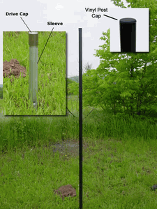 6' H Small Area Deer Fence Posts-7 Pack