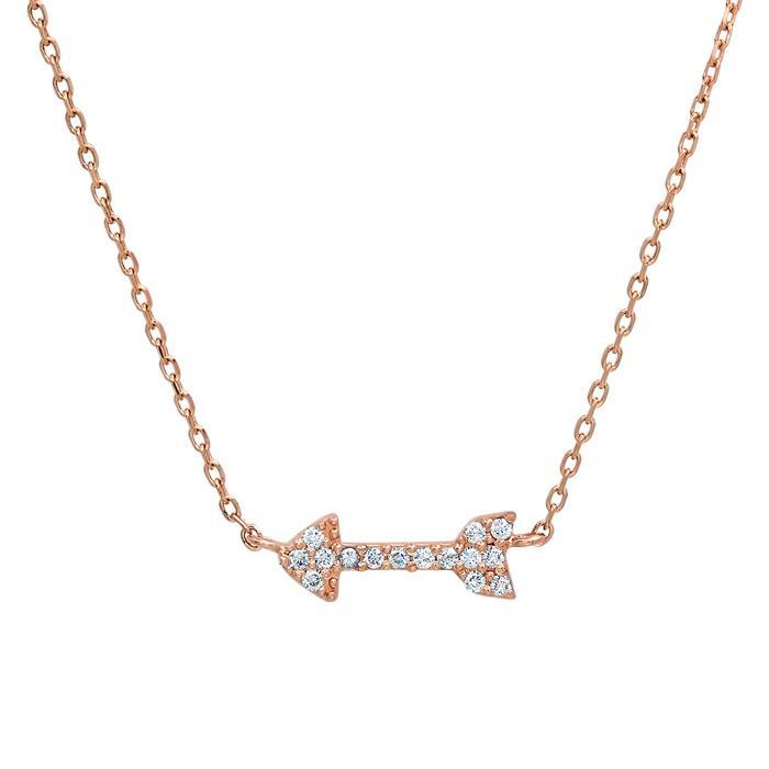 diamond arrow pendant