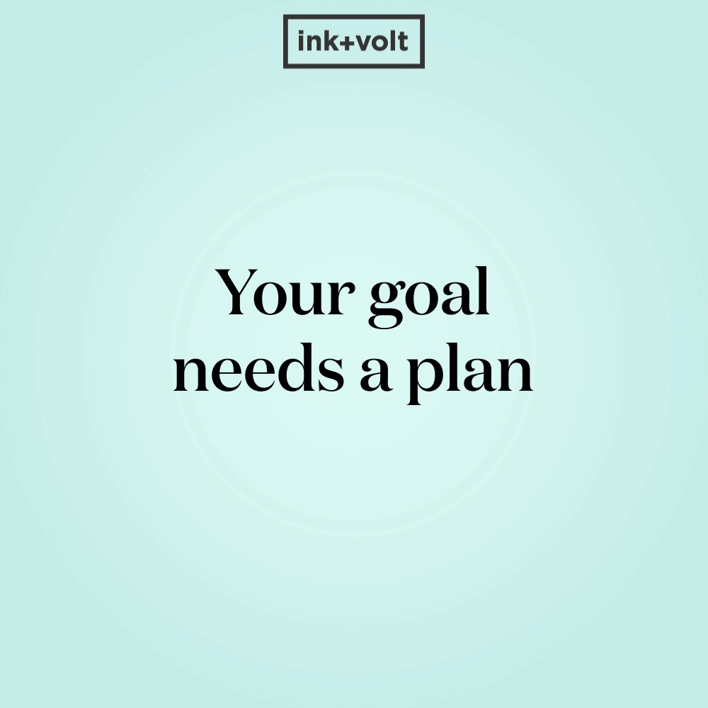 Ink+Volt Goal Planning Pad