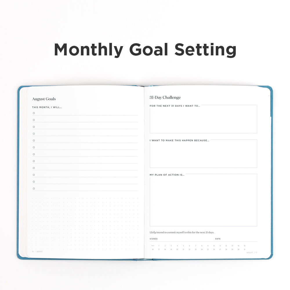 2022 Goal Planner Pacific Series monthly goal setting