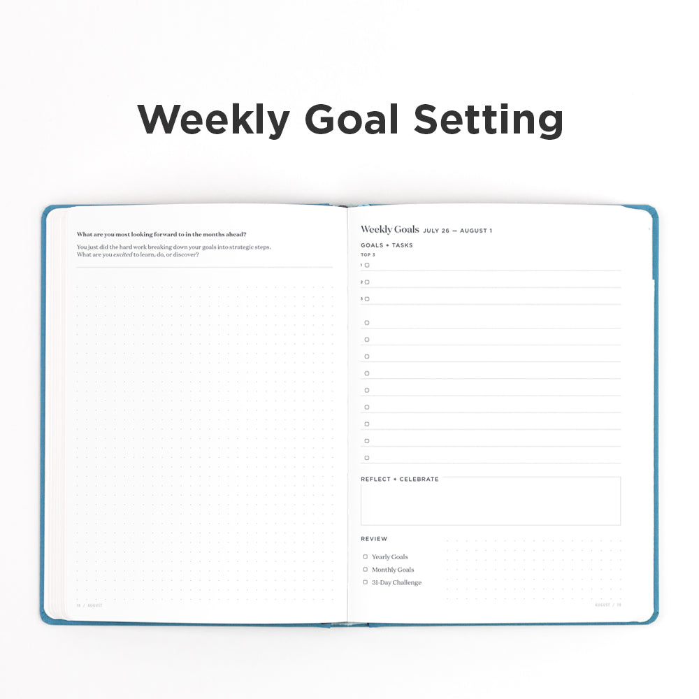 2022 Goal Planner Pacific Series weekly goal setting