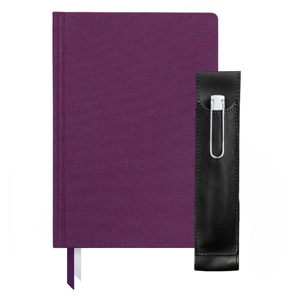 Ink+Volt 2021 Planner & Quiver Pen Holder Bundle plum