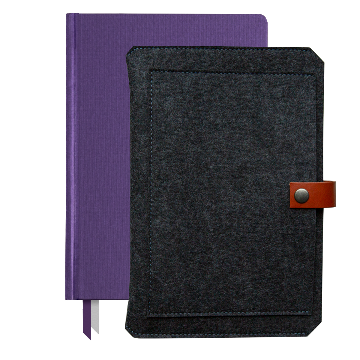 Ink+Volt 2021 Planner & Custom Planner Sleeve Bundle navy royal purple