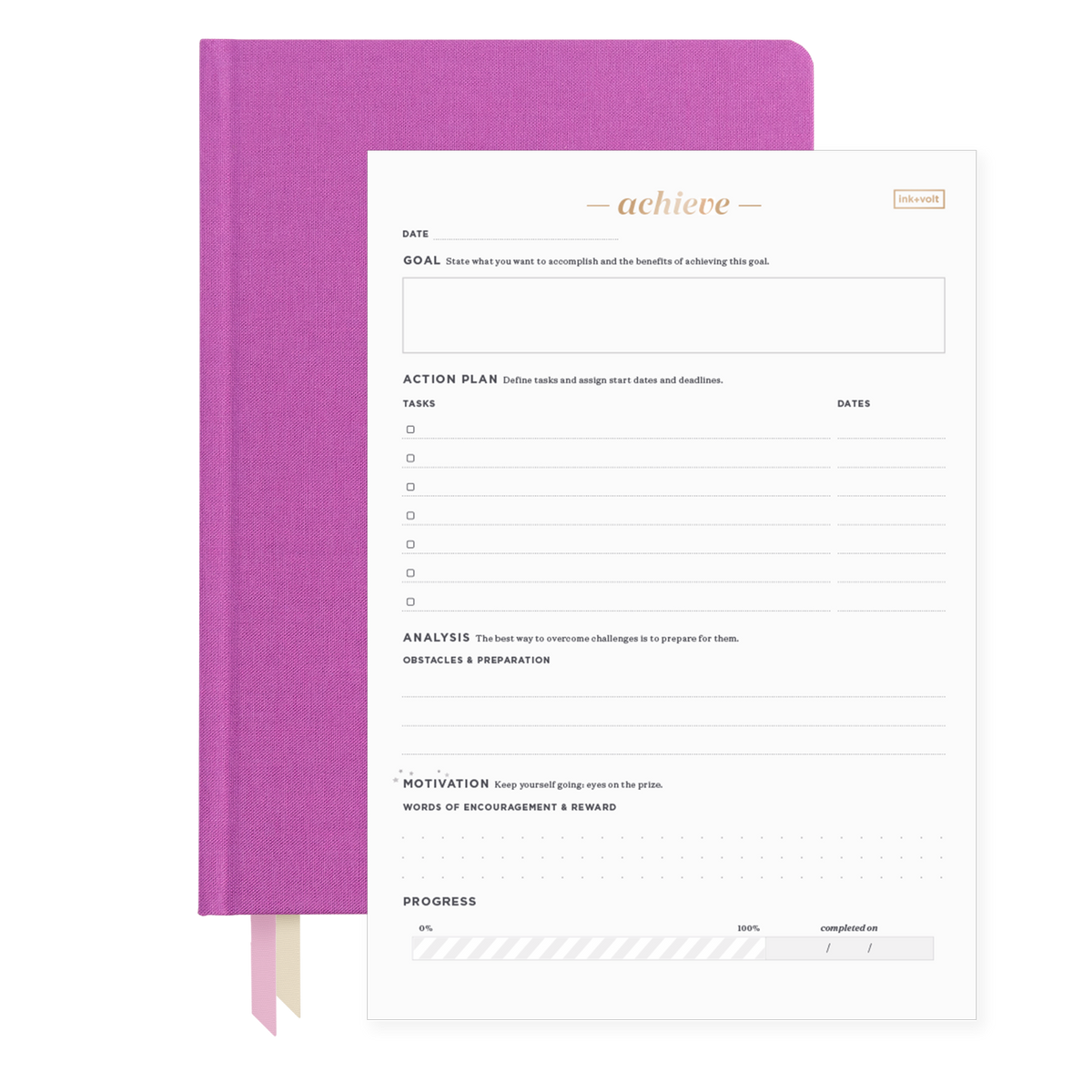 Orchid Ink+Volt 2022 Planner & Goal Planning Pad Bundle