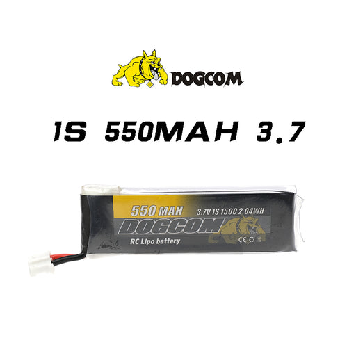 Dogcom 1S 3.7V 550mAh 150C Lipo BT2.0
