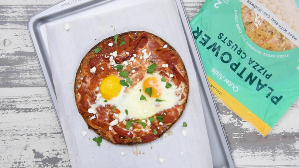 Low Carb Shakshuka Breakfast Pizza