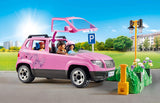 Family Car with Parking Space