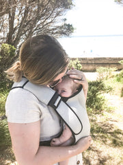 Frog Orange neoprene baby carrier