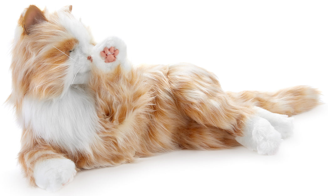 realistic stuffed cats that purrs