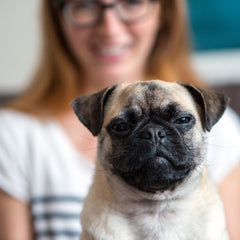 Laura and Buddy The Black Pug Press