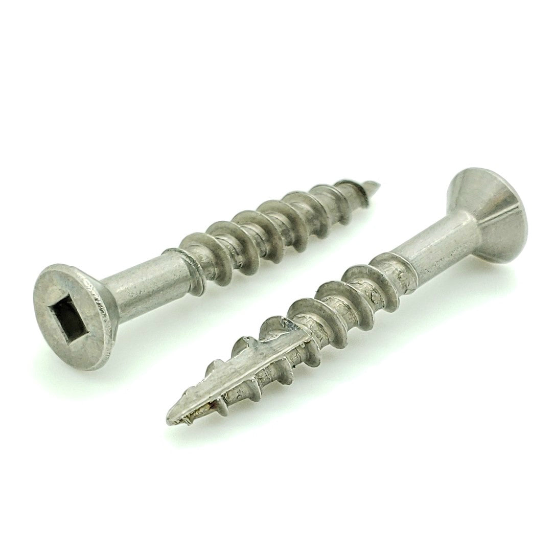 100 Qty 10 X 1 12 Stainless Steel Fence And Deck Screws Square Driv