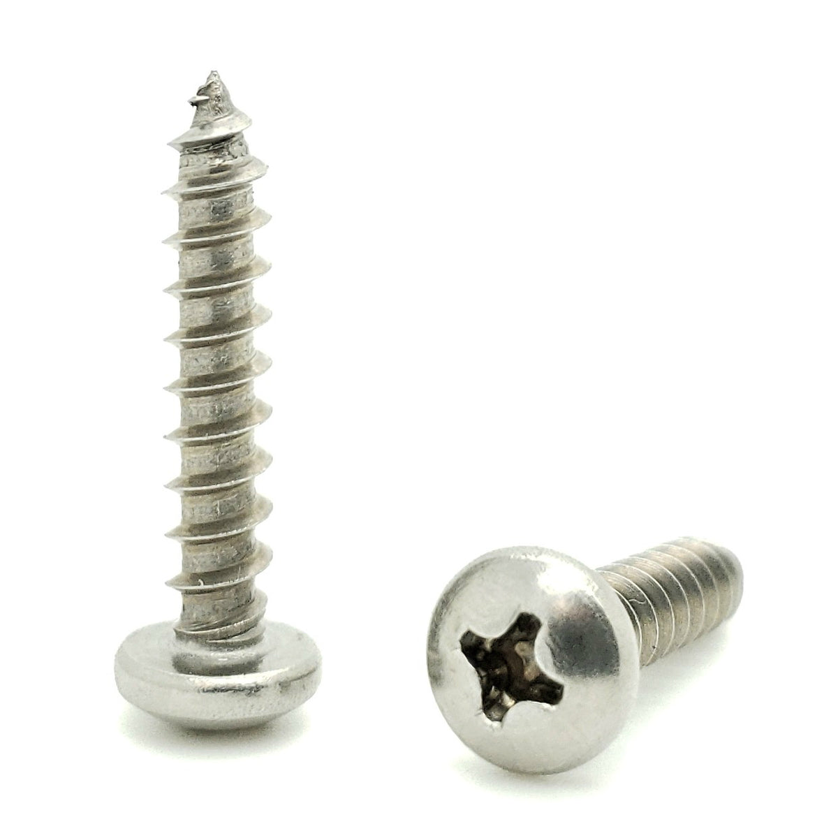 50 Qty #10 x 3/4" Oval Head 304 Stainless Phillips Head Wood Screws BCP632 