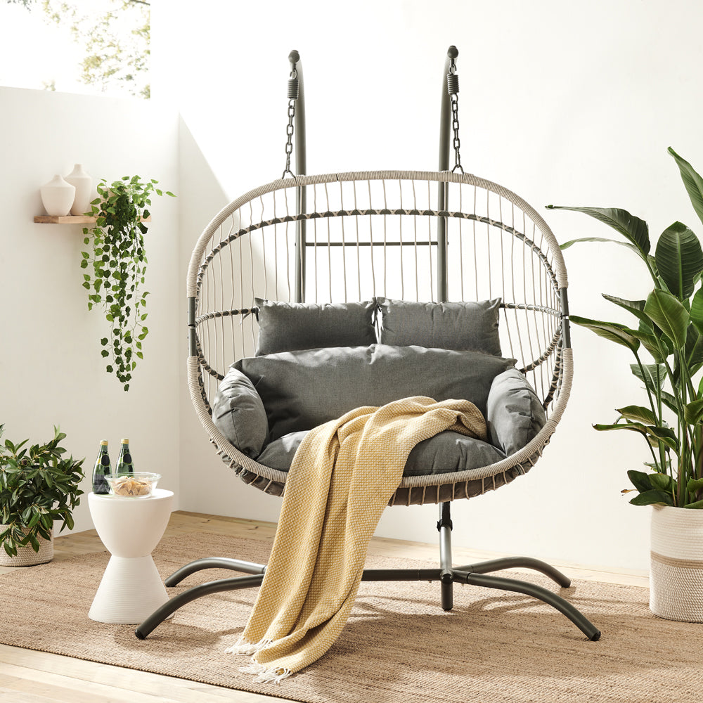 rattan bubble chair