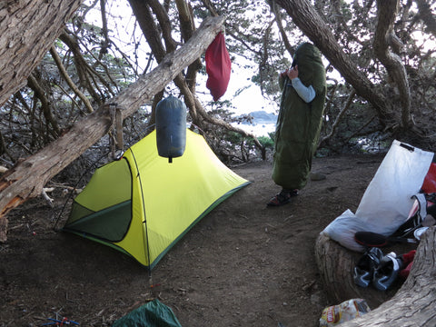 Ultralight backcountry campground