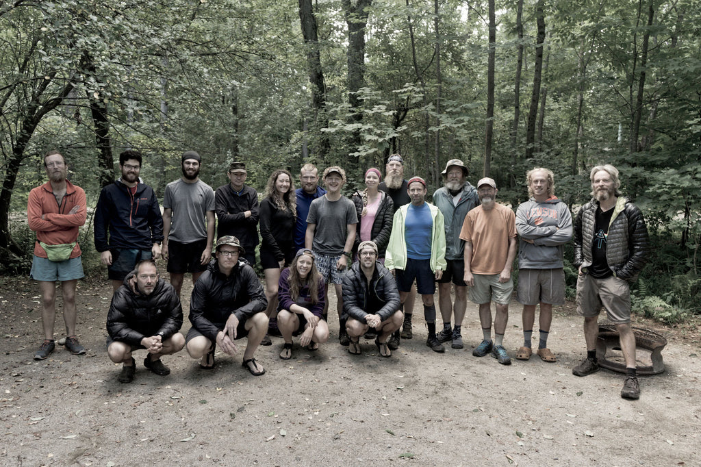 Group photo of Thru Hikers posing