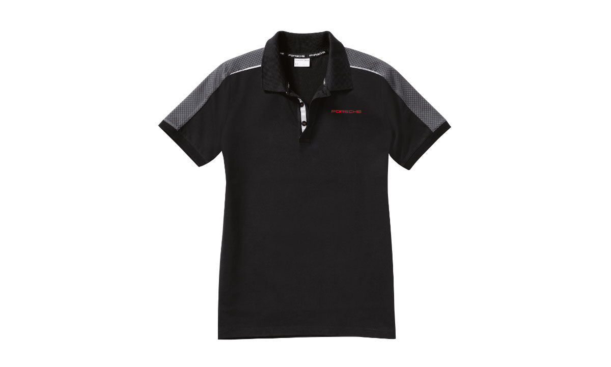 Porsche Driver's Selection Men's Polo Shirt Motorsport Collection Black 