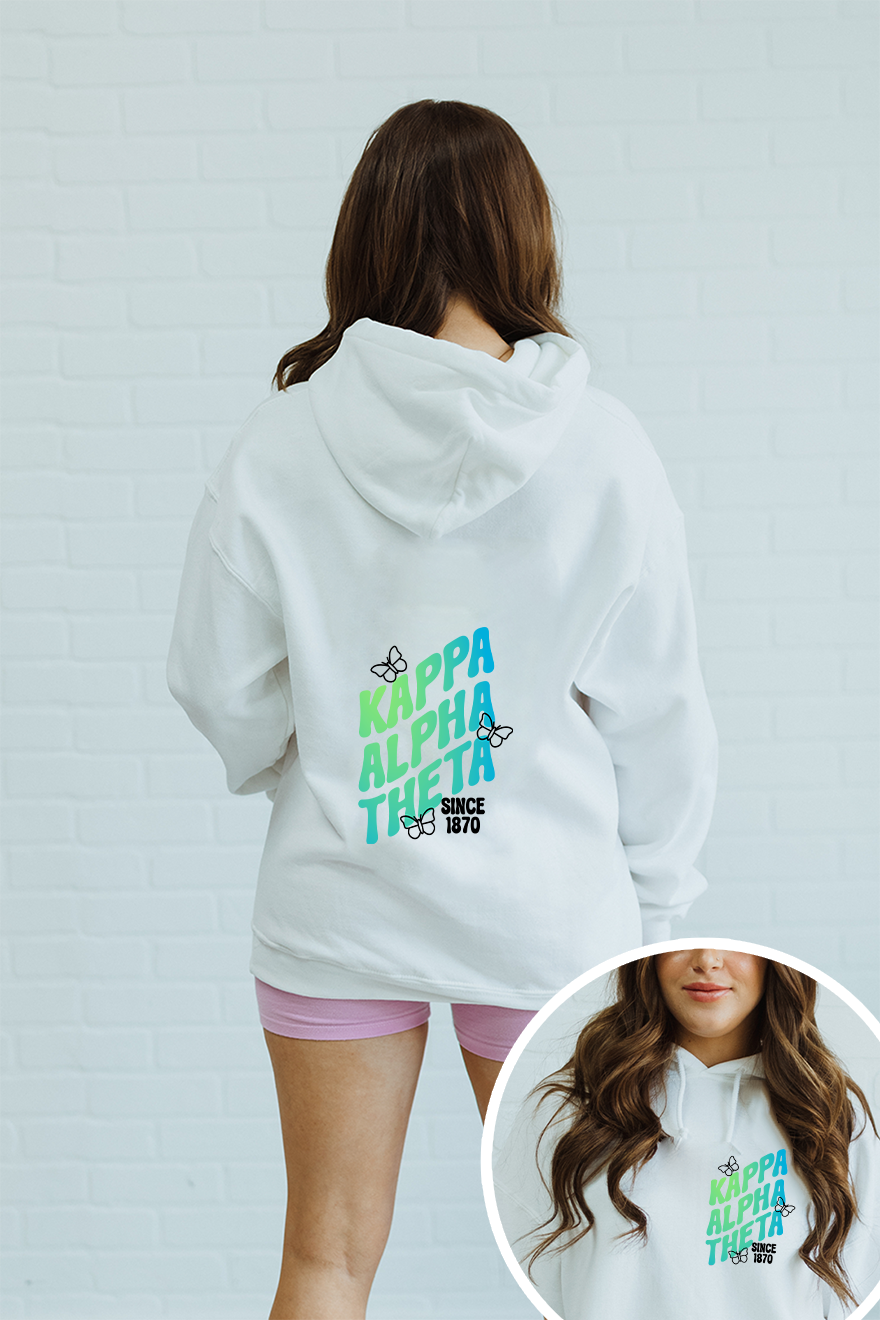 Green Gradient hoodie - Kappa Alpha – Spikes and Seams