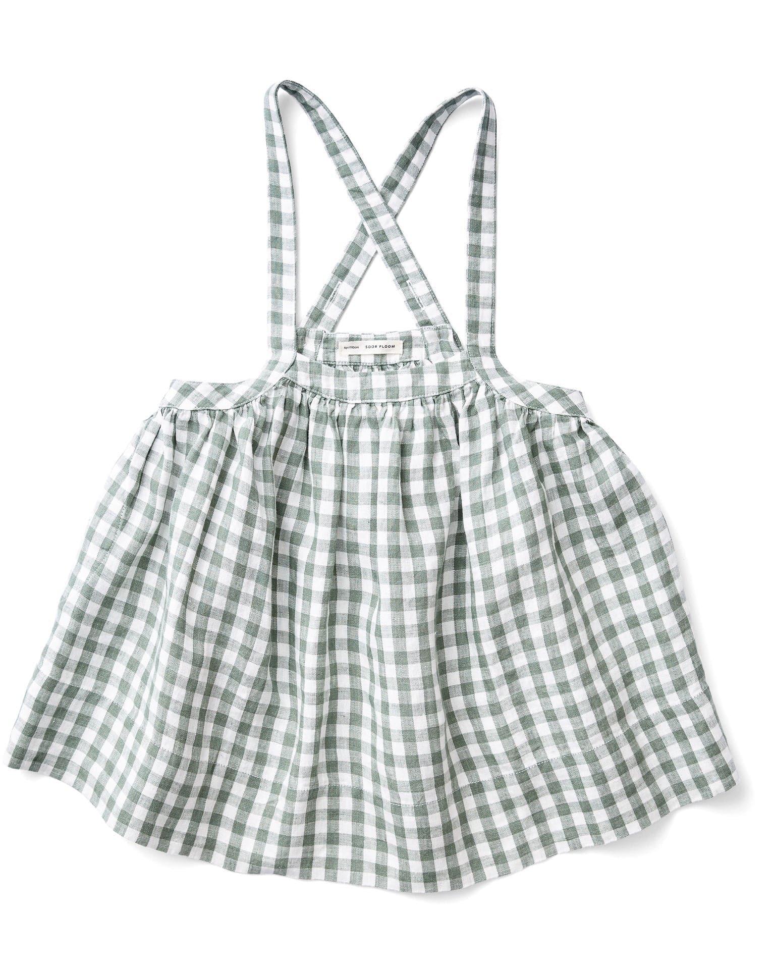 eloise pinafore in gingham