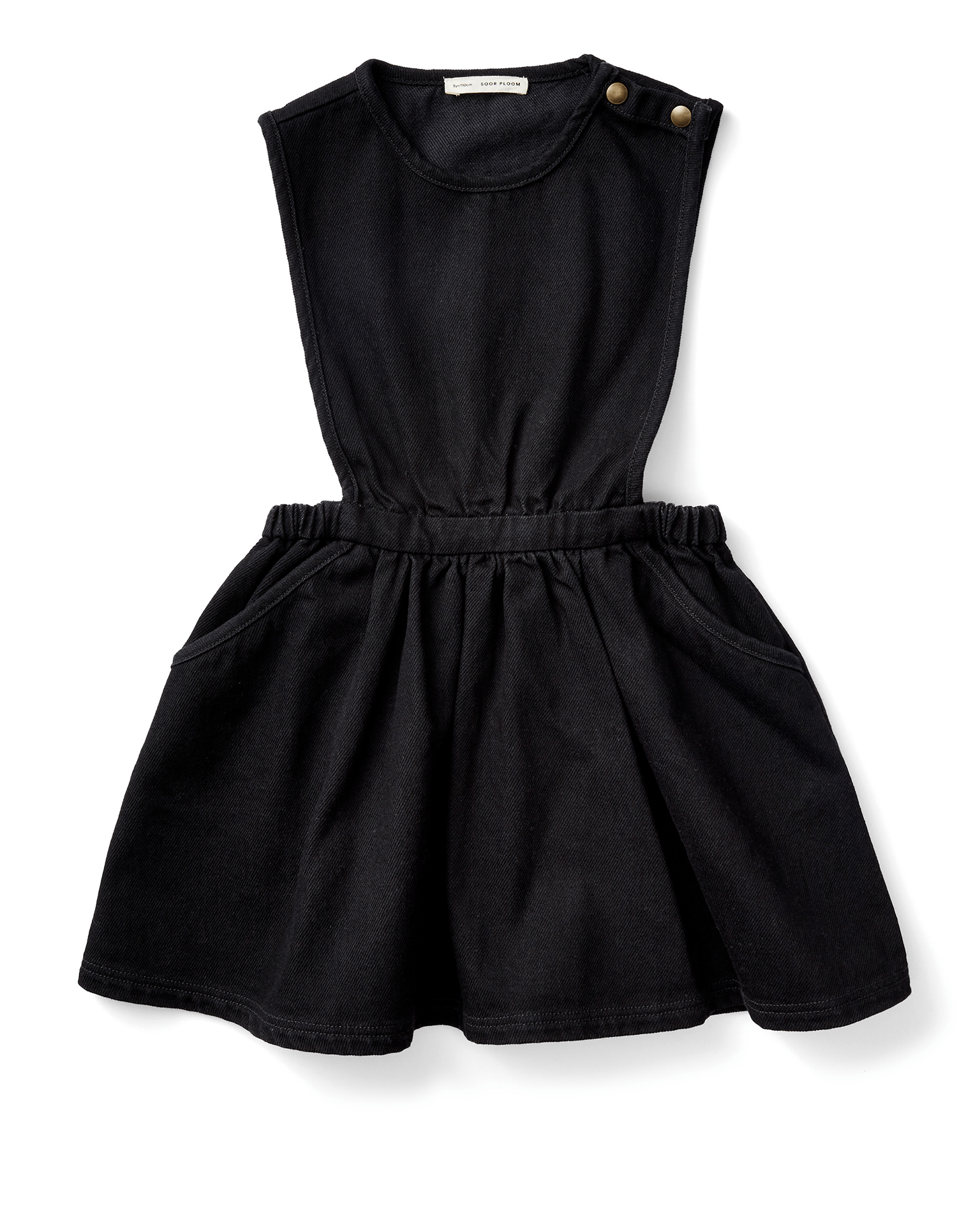 Soor Ploom Tippi Pinafore Black Denim