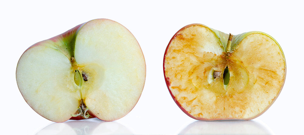Oxidative stress - æble med citronsaft