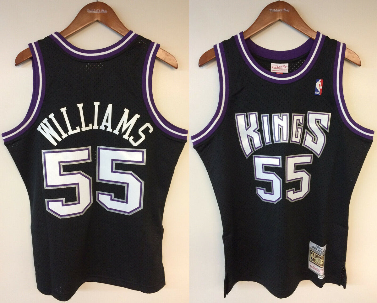 Men's Sacramento Kings Jason Williams #55 Nike Black 2021/22