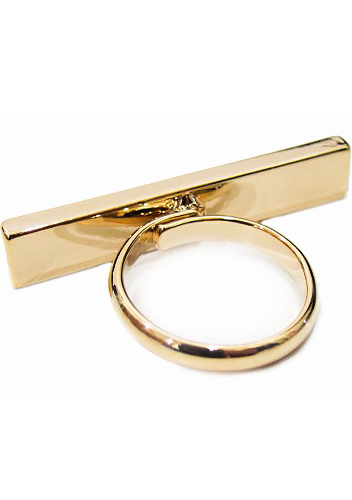 FASHô Neon Bar Ring in Neon Pink
