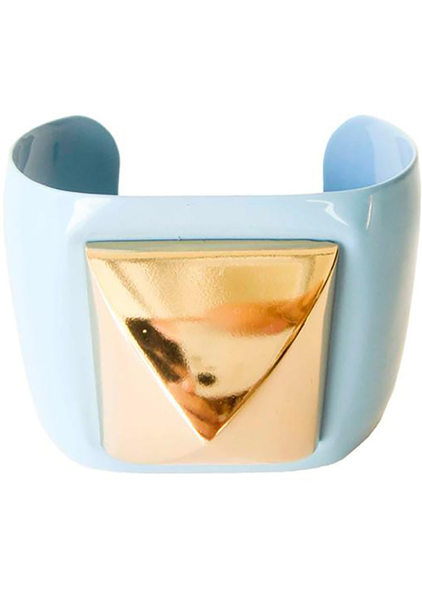 Marley B. Parker Large Pyramid Stud Cuff in Blue/Gold