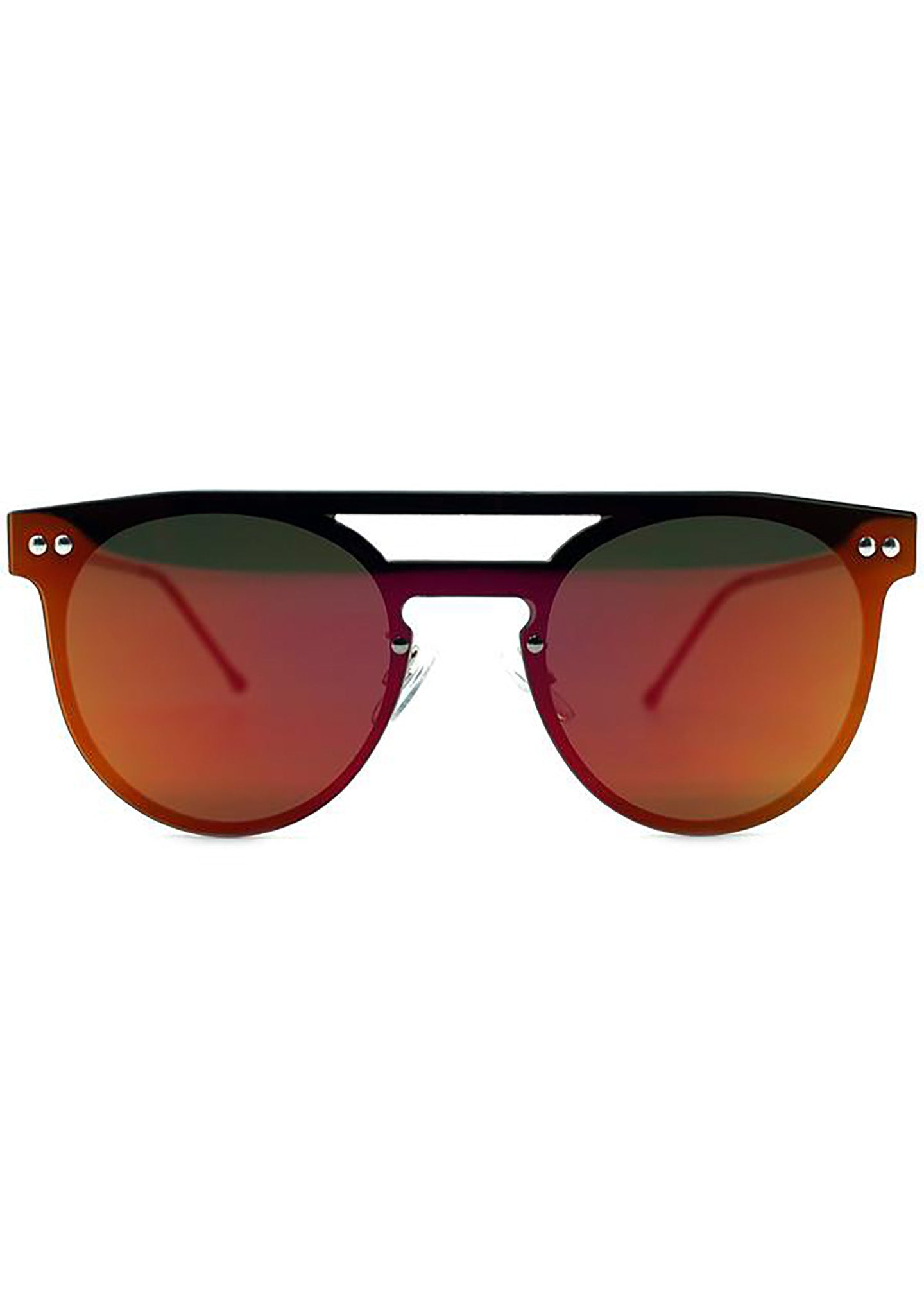 Spitfire Prime Sunglasses in Silver/Red