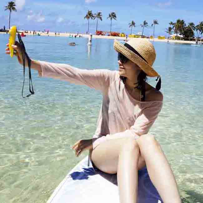 DiCAPac 5.1" Universal Waterproof Smartphone Case in Blue