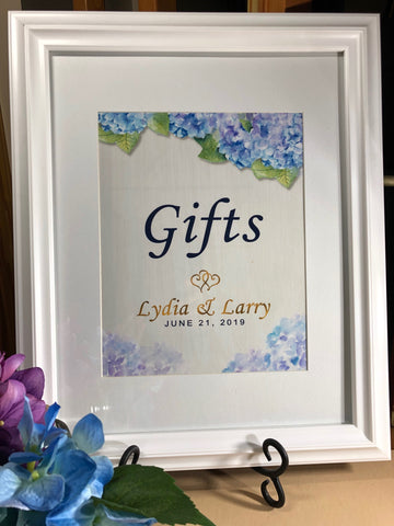 wedding invitations hydrangeas